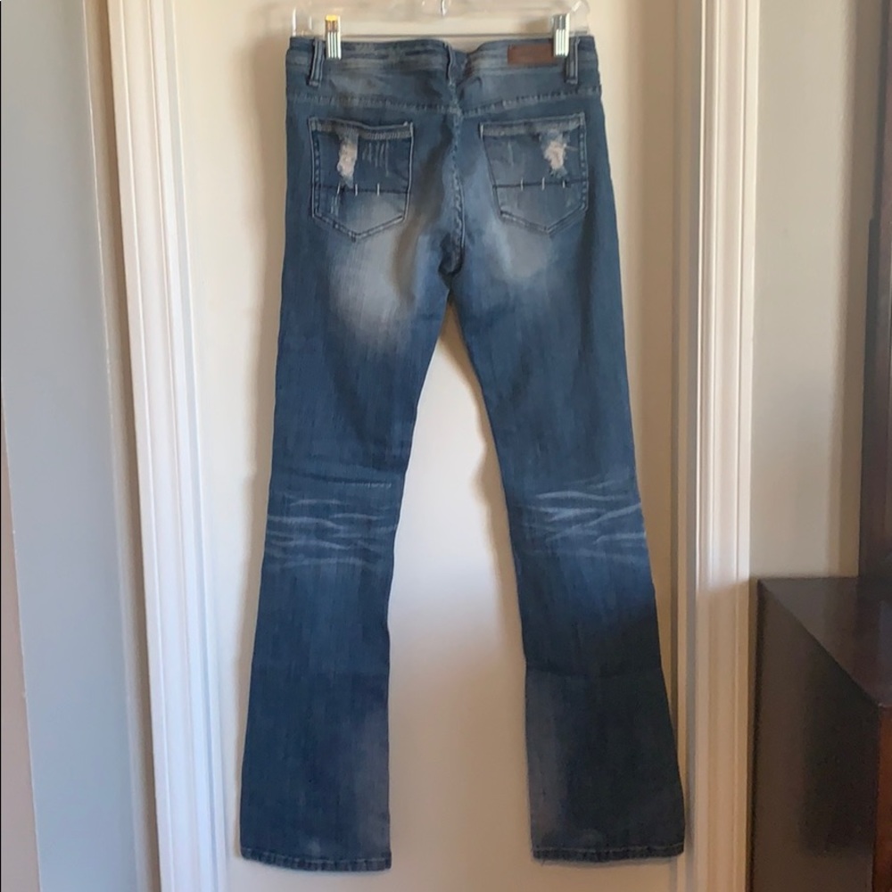 Machine Distressed Jeans - Picture 2 of 2